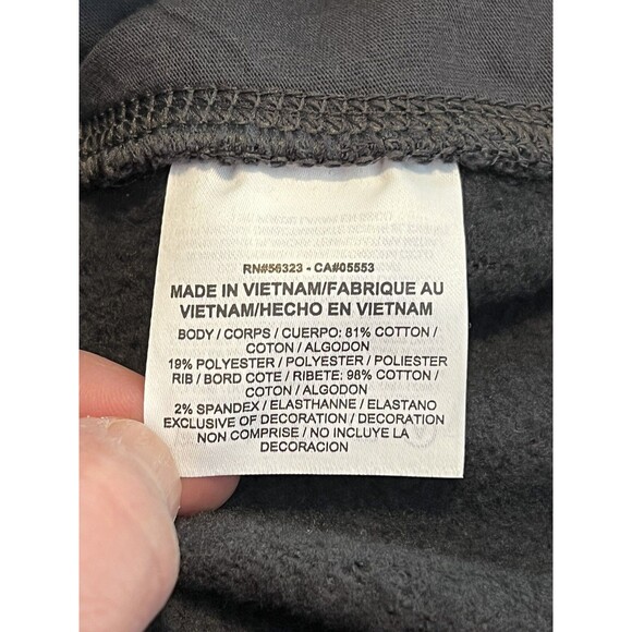 Nike Mens Fleece Sweatpants Nike Embroidered Swoosh Gray Drawstring Size Large - Picture 7 of 12